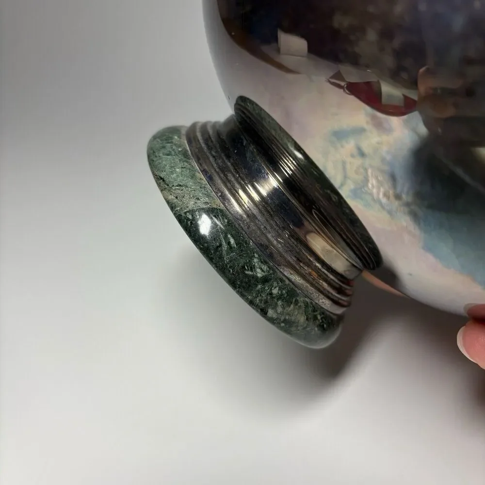 Gorham Silver Bowl by Gorham Manufacturing Company YC 4922 Marble Base RARE